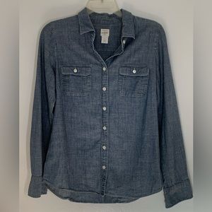 J. Crew Chambray Button-Down Shirt